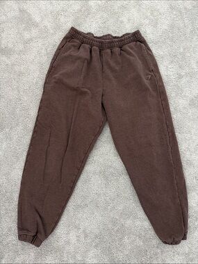 Gymshark brown sweatpants size medium